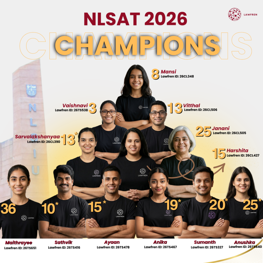 Lawfren NLSAT 2026 Toppers